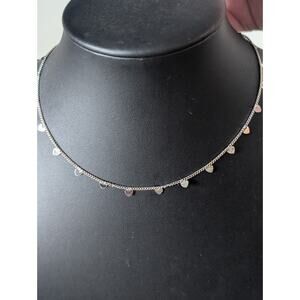 Paparazzi "Public Display of Affection" Silver Heart Choker Necklace & Earring